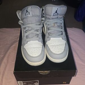 Jordan Kids Sneakers - Gray and White